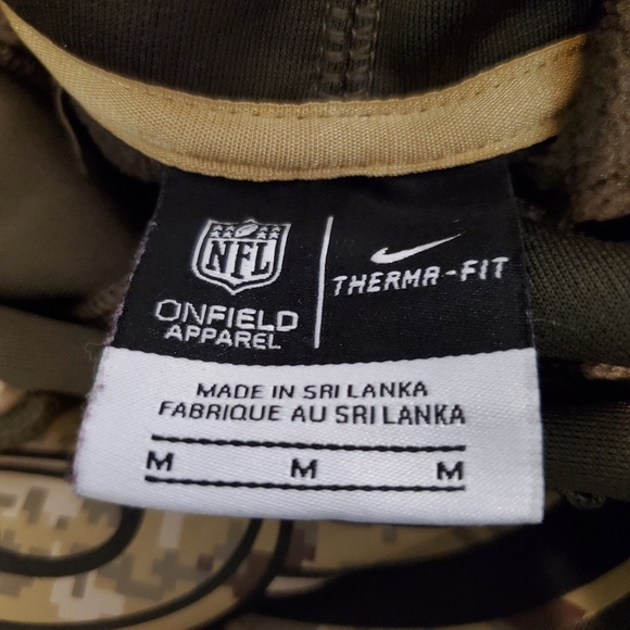 NFL 49ers salute to the military Olive Green Hoodie - Picture 5 of 11